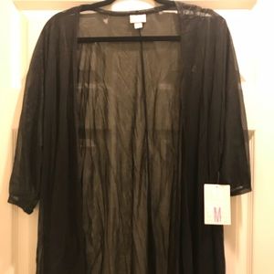 NWT Sheer Black LuLaRoe Lindsay M